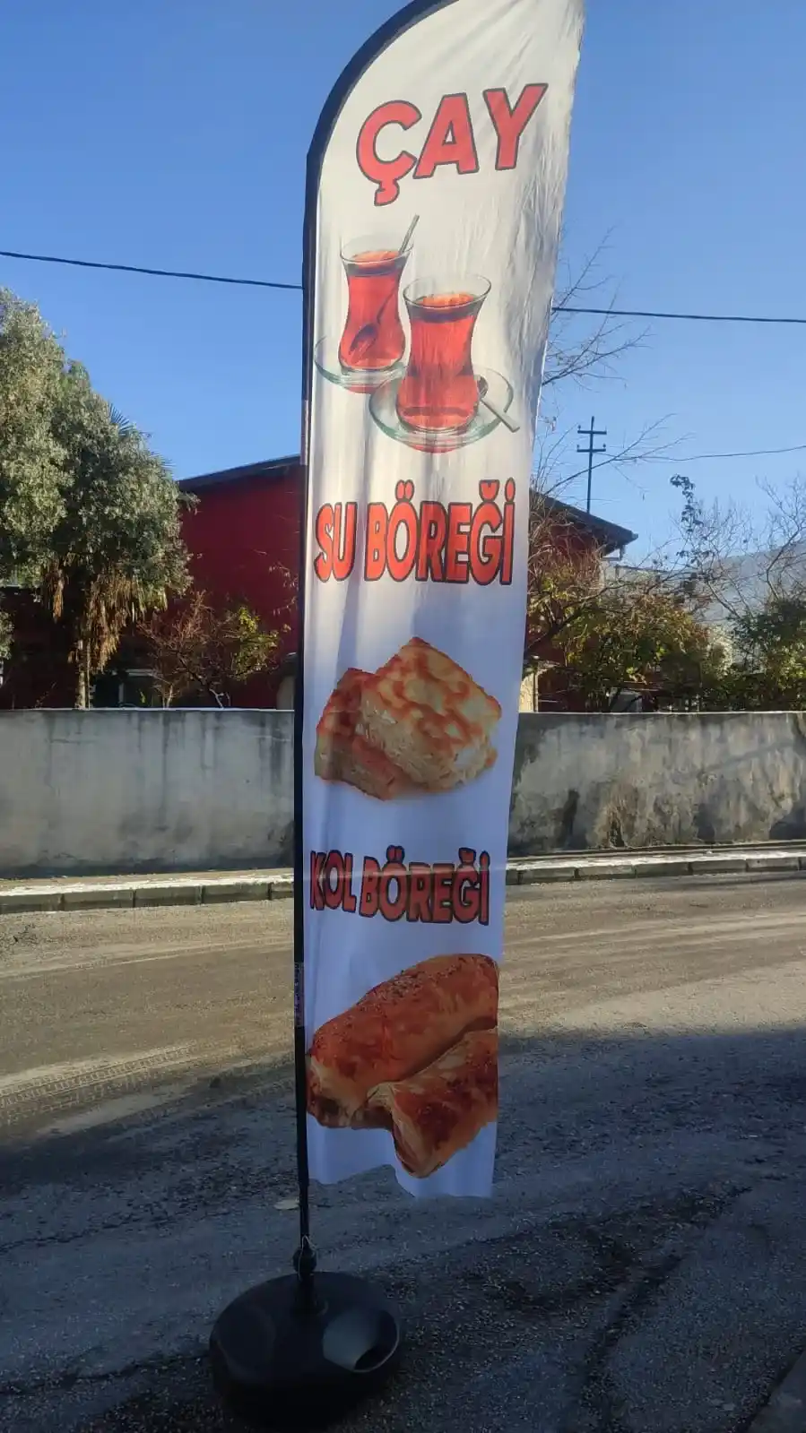 Çay - Simit Olta Bayrağı-18